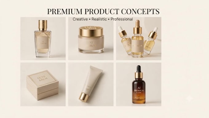 create ai product designs,  concepts and realistic mockups