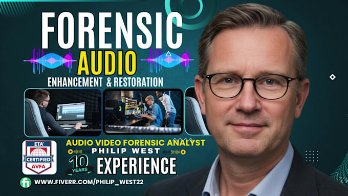 do forensic audio enhancement, restoration, cleanup, editing, analysis, repair