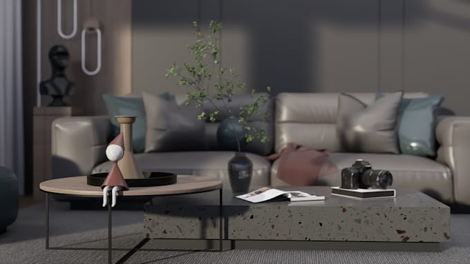 create realistic 3d architectural models and renders