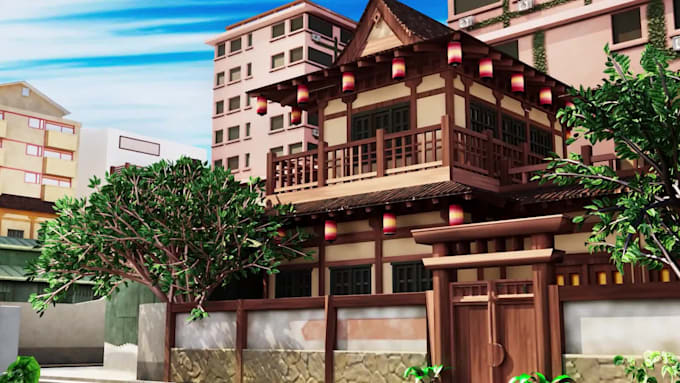 do 3d environment and low poly game asset modeling