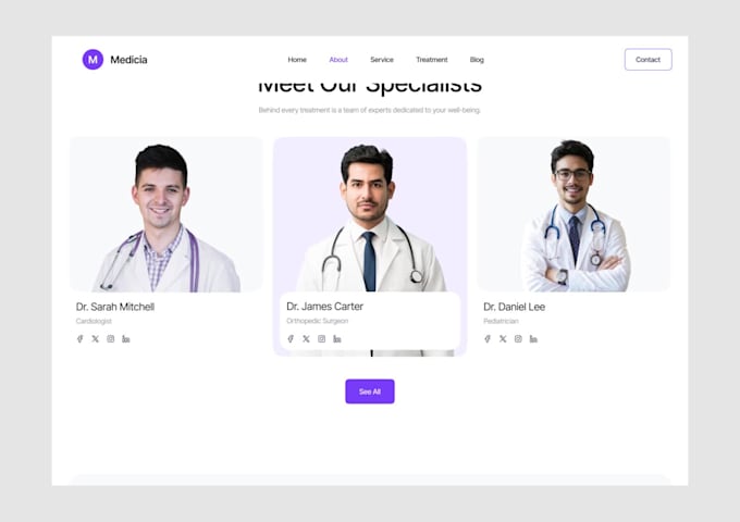 design medical website, telehealth platform, clinic website