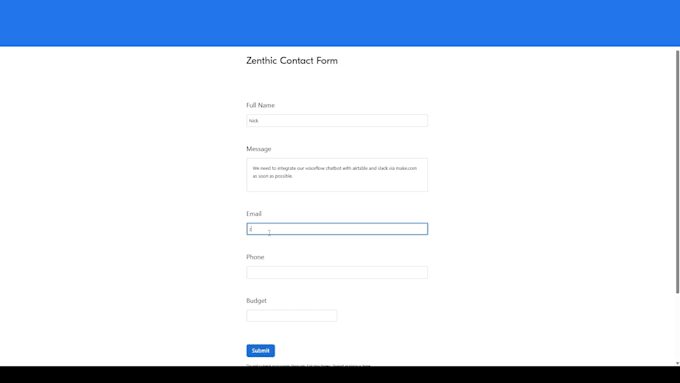 make an ai lead scoring automation via openai and airtable CRM