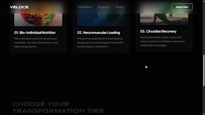 code a premium responsive landing page or business website