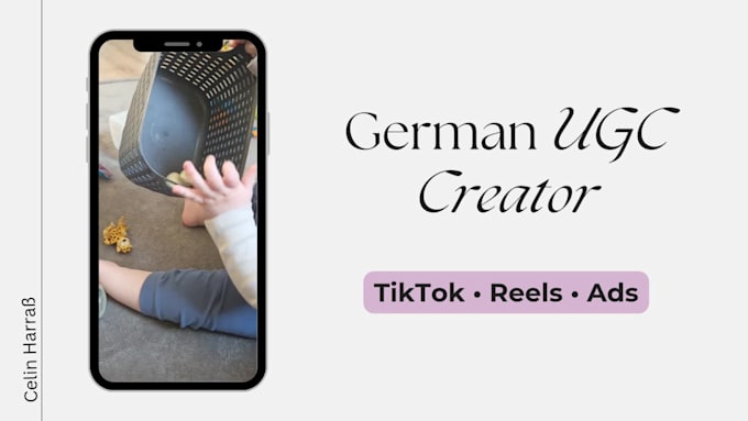 create professional authentic ugc videos in german, deutsch