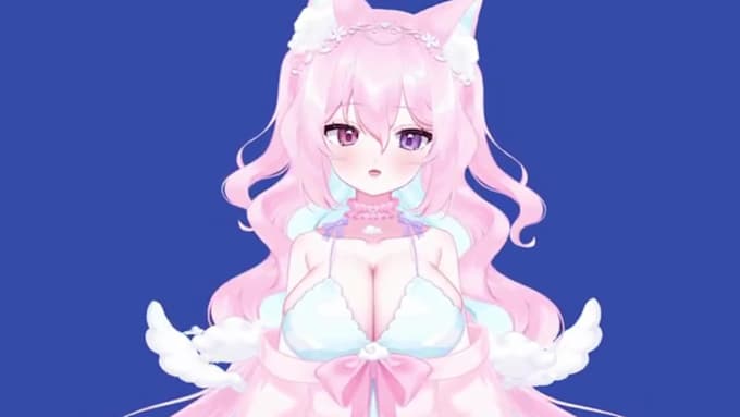 draw live2d vtuber model with rigging, anime vtuber commission for vtube studio
