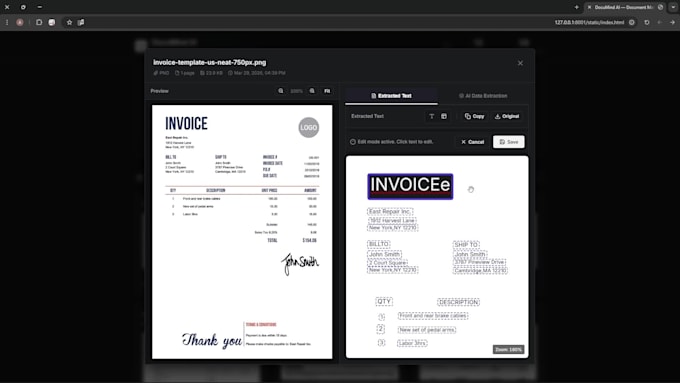 build ocr ai system for invoices, receipts, and documents