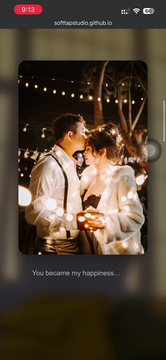 create a custom interactive invitation or surprise website