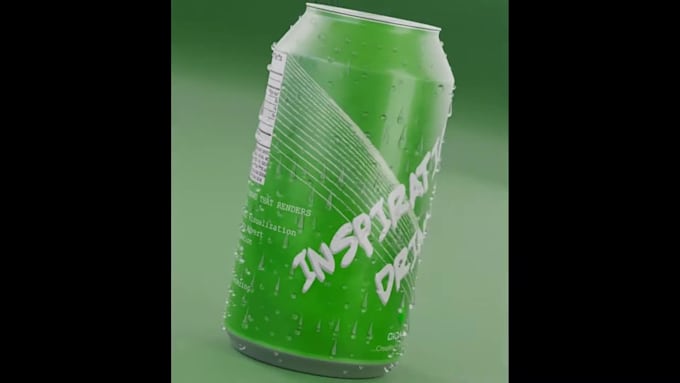 create 3d product animation and cgi beverage commercials