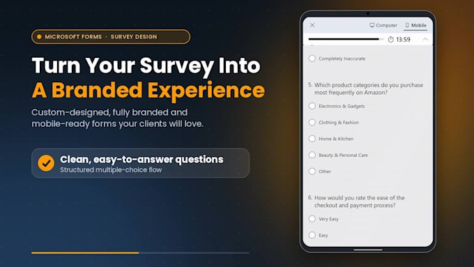 create professional microsoft forms surveys, quizzes and forms