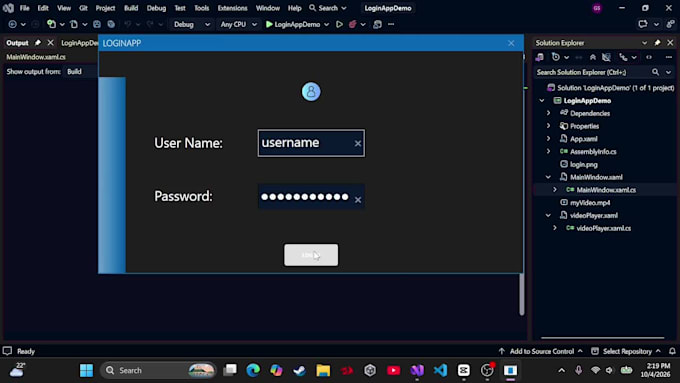 develop modern  wpf desktop applications for windows