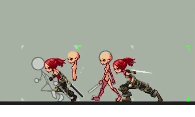 do 2d pixel art animation pixel character animation game art