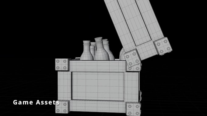 design low poly 3d game assets, environment and prop