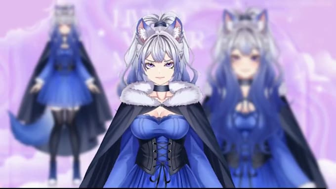 design and rig anime live2d vtuber model rigging 3d avatar commission animation