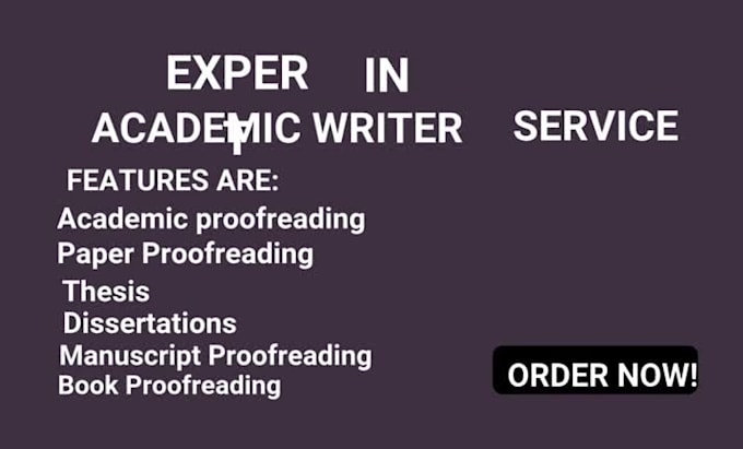 edit proofread paraphrase and format academic papers professionally
