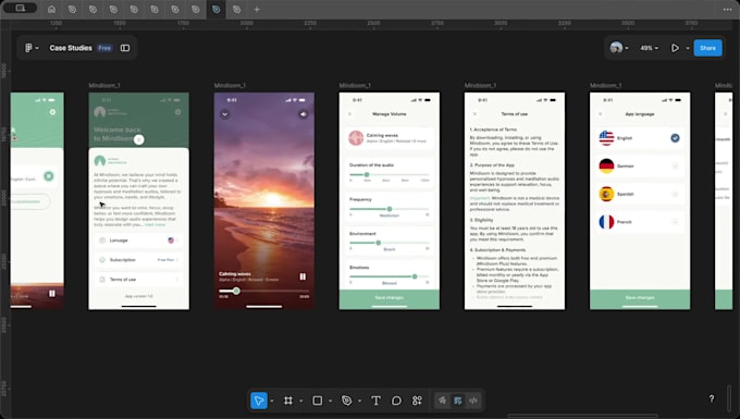 design professional quality mobile app ui ux in figma