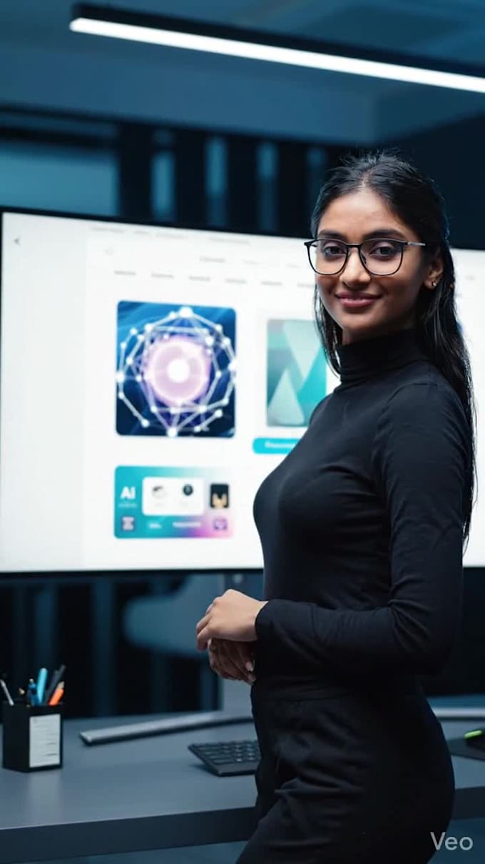 design a modern ai website
