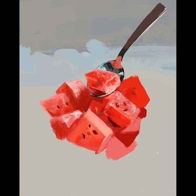 create stylized digital environment and landscape