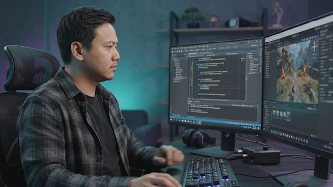 develop a unity puzzle game with custom mechanic and art