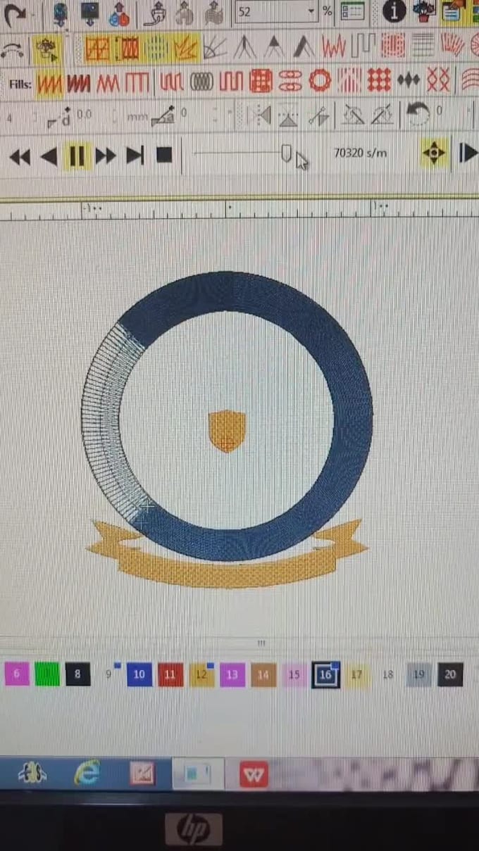 do professional embroidery digitizing for school logo and uniform