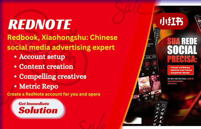 setup manage rednote redbook xiaohongshu social media account rednote