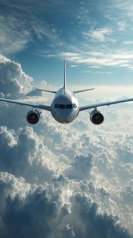 make airplane logo intro advertisement