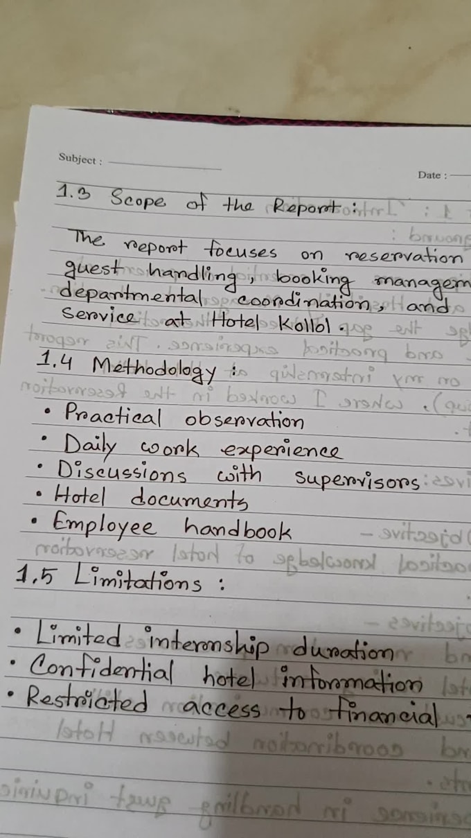 write beautiful, neat and attractive handwriting
