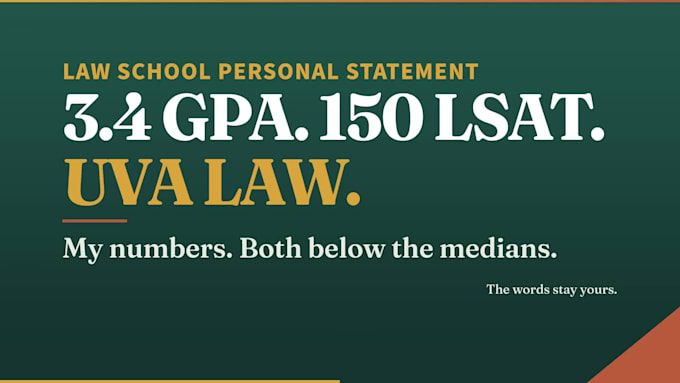 proofread and edit your law school or grad school personal statement