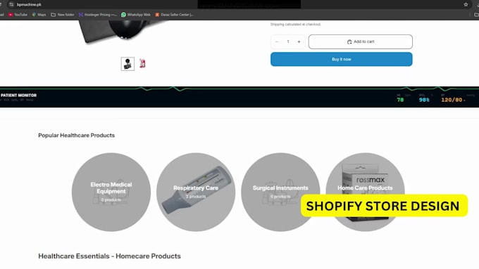 create a professional shopify store design and setup