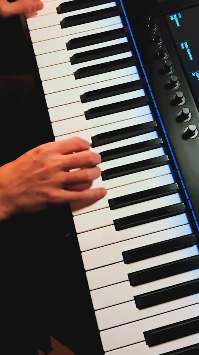record or compose real grand piano or keyboard tracks