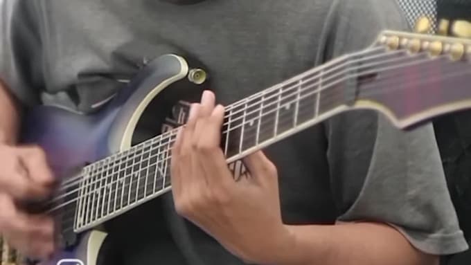 write and record custom metal guitar riffs and solos