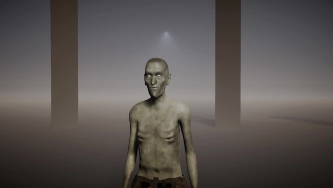 create a rigged 3d game character for unity or unreal engine