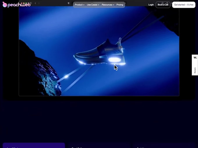 develop a 3d website with threejs and react three fiber