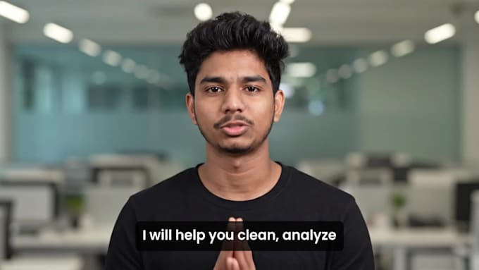 data analysis, data cleaning and visualization in excel