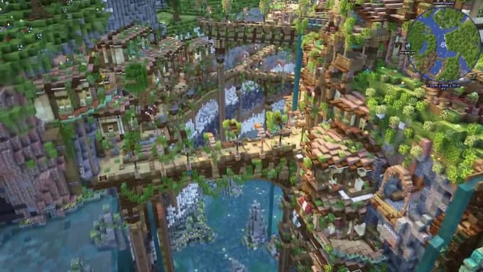 build a custom minecraft map with city, castle, spawn and hub