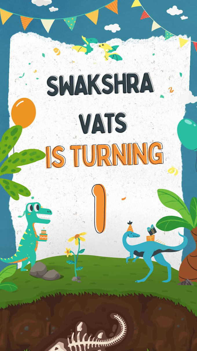 create birthday invite video