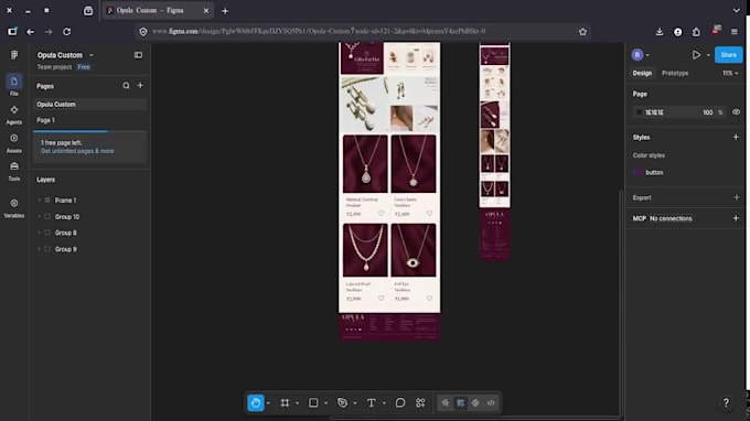 design a premium, elegant website like opula