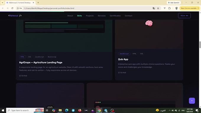 build a full responsive website with vuejs and nuxt