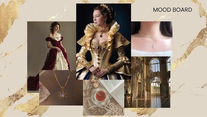 create aesthetic fashion mood boards and concept boards