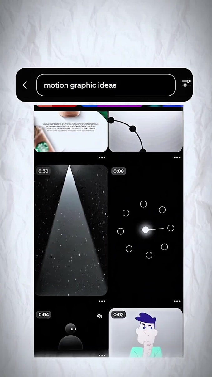 edit motion graphic reels
