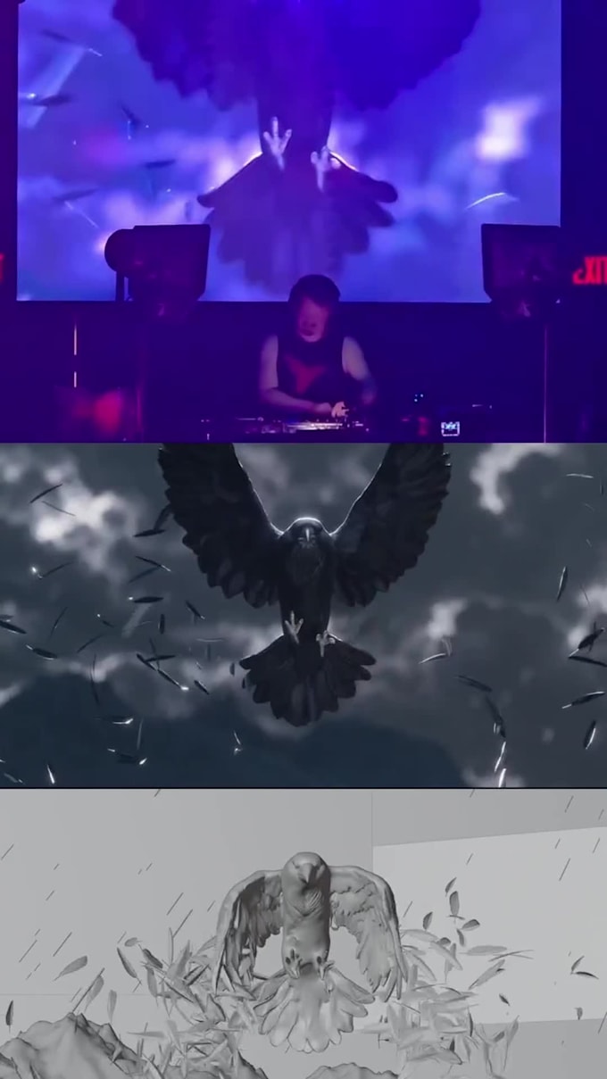create vj loops and led screen visuals for djs, churches and events