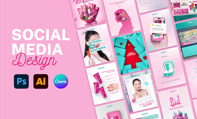 design professional instagram posts for your skincare brand