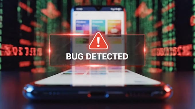 professionally test your android app, find bugs, and provide screen recording