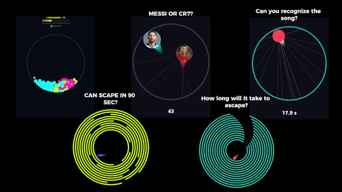 make bouncing ball videos for tiktok and shorts