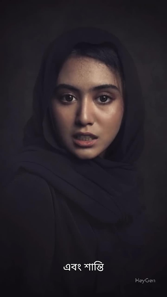 create ai powered islamic short videos in bangla