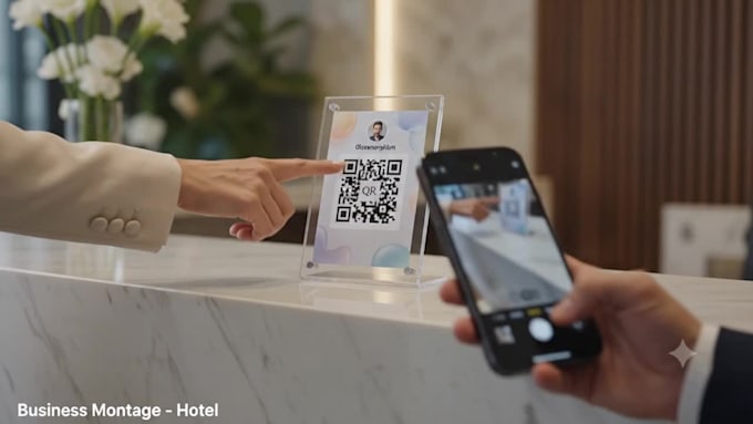 build a business website and a smart qr code