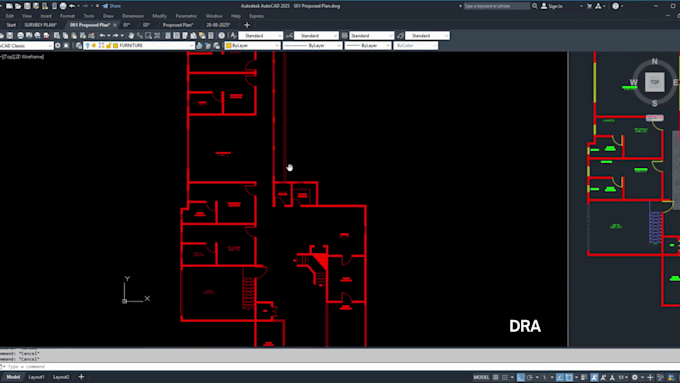 work as a draftsman to prepare autocad , blueprint drawings