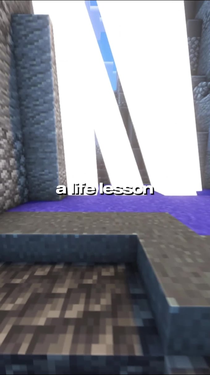 create a short form mincraft parkour video to captivate your audionce