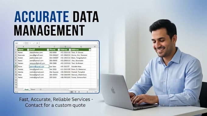 make data entry, google spreadsheets, and also copypasting