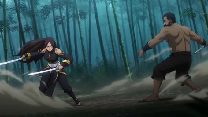 create ai 3d anime fighting scenes using flux ai for your videos