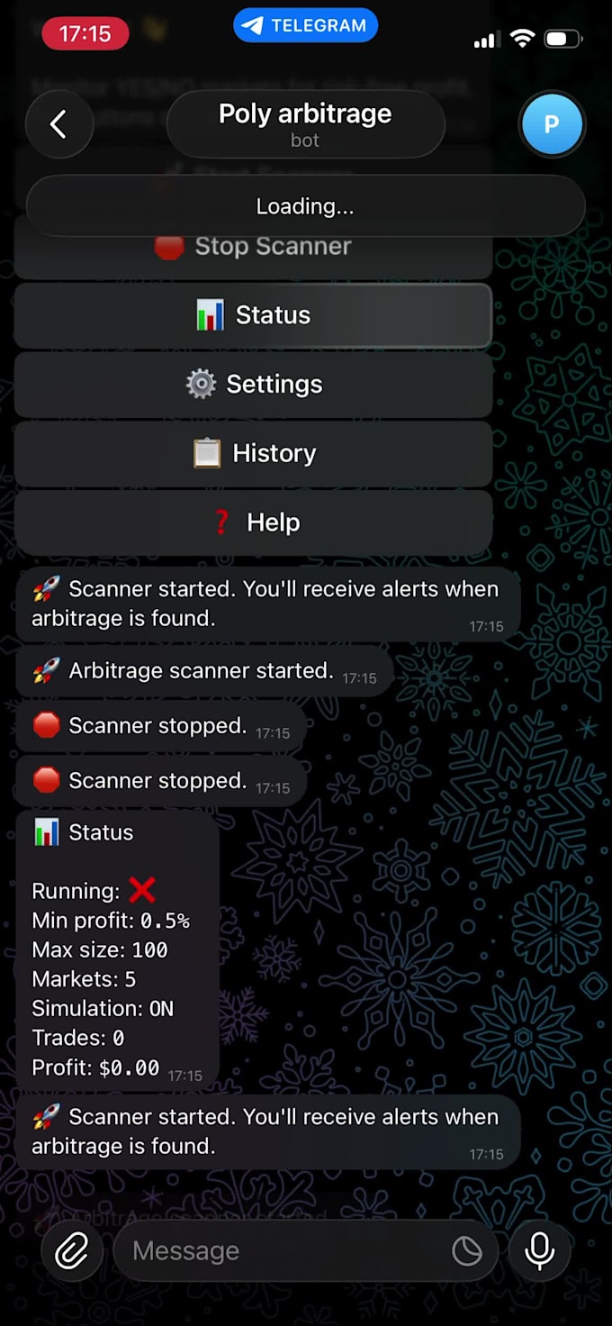 build custom polymarket sniper copy trading arbitrage bot